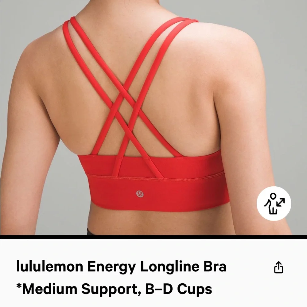 lululemon athletica Purple and Black Sports Bra - Picture 6 of 6
